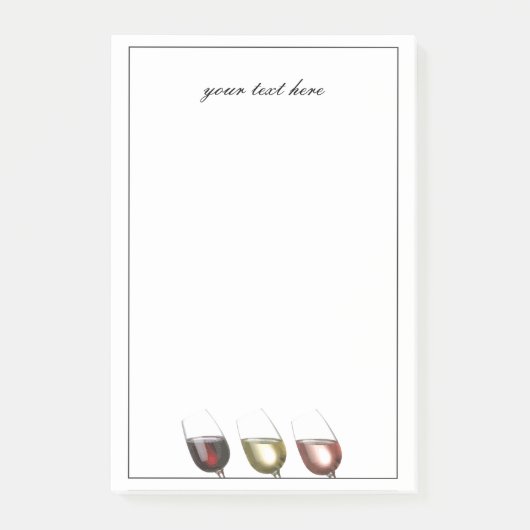 ワインの試飲 ポストイット (正面)