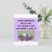 ワインの試飲 ポストカード (スタンド正面)