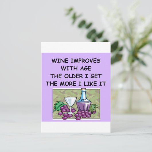 ワインの試飲 ポストカード (スタンド正面)