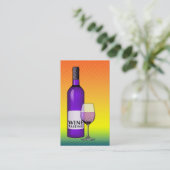 ワインの試飲 名刺 (スタンド正面)