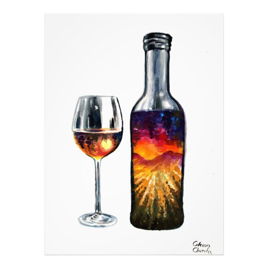 ワインの話 フォトプリント            (正面)