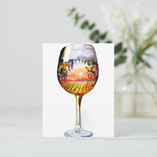 ワインの話 ポストカード (スタンド正面)