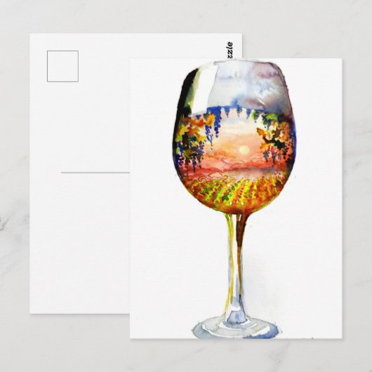 ワインの話 ポストカード (正面/裏面)