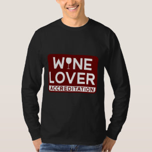 ワインの認定 Tシャツ