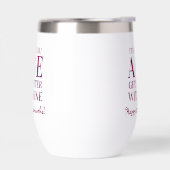 ワインの誕生日で年齢が向上パーソナライズされたする (左面)