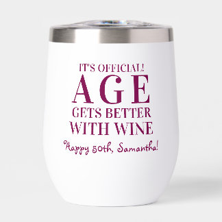 ワインの誕生日で年齢が向上パーソナライズされたする
