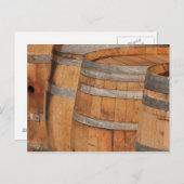 ワインの貯蔵に使用されるヴィンテージ樽 ポストカード (正面/裏面)