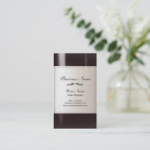 ワインの貸し切りワインボトル名刺 名刺 (スタンド正面)