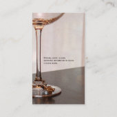 ワインの貸し切りワインボトル名刺 名刺 (裏面)