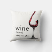 ワインの辞書の定義 クッション (裏面)