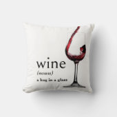 ワインの辞書の定義 クッション (正面)