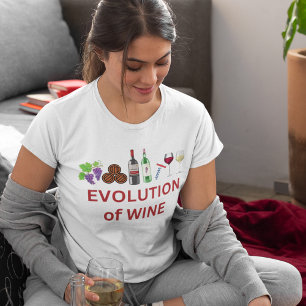 ワインの進化 Tシャツ