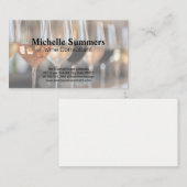 ワインの選択でバー 名刺 (正面/裏面)