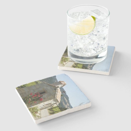 ワインの里のコースター ストーンコースター (横)