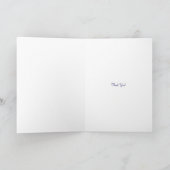 ワインの里の秋のブドウ園のサンキューカード サンキューカード (内部)