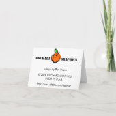 ワインの里は感謝していしています サンキューカード (裏面)