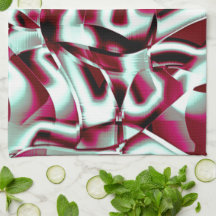 ワインの重なり合う湾曲したリボンからクロメッド