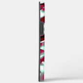 ワインの重なり合う湾曲したリボンからクロメッド Case-Mate iPhoneケース (裏面 / 右)