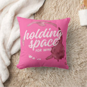 「ワインの開催宇宙」ピンクワイン装飾用クッション クッション (ブランケット)