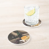 ワインの静物画のコースター コースター (側面)