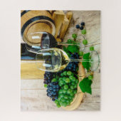 ワインの静物画 ジグソーパズル (縦)
