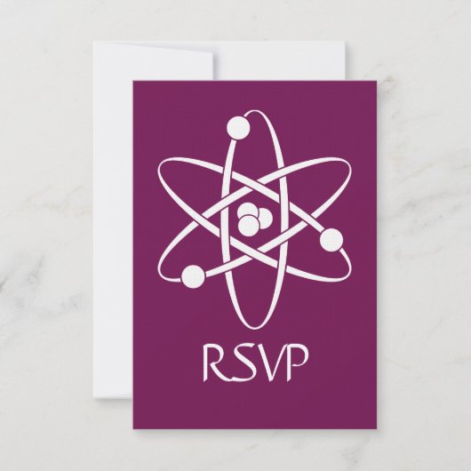 ワインの魅力的な力 RSVPカード (正面)