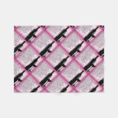 ワインの   義理の姉妹の詩 フリースブランケット (正面(横))