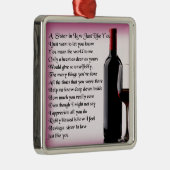 ワインの 義理の姉妹の詩 メタルオーナメント (右)