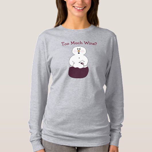 ワインのTシャツが重すぎる Tシャツ (正面)