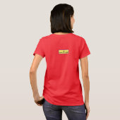 ワインのTシャツと同じように Tシャツ (裏面フル)