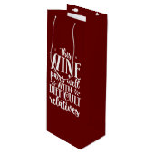 ワインはよく合う ワインギフトバッグ (正面アングル)