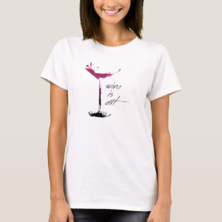 ワインはアートアパレル Tシャツ