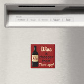 ワインはセラピーの四角い磁石より安い マグネット (インサイチュ (食洗機))