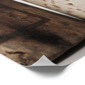 ワインはデートでコルク ポスター (角)