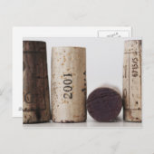 ワインはデートでコルク ポストカード (正面/裏面)