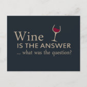 ワインはワインのおもしろい引用文 シーズンポストカード (正面)