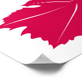 ワインは人の心のポスターに合う ポスター (角)