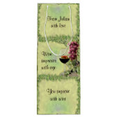 ワインは年齢と共に向上 – ワインで向上 ワインギフトバッグ (裏面)