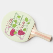 ワインは年齢と改良します 卓球ラケット (横)