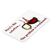 ワインは溶液の磁石である マグネット (左側)