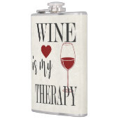 ワインは私のセラピーフラスコ フラスク (左)