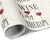 ワインは私のセラピー包装紙 ラッピングペーパー (ロールコーナー)