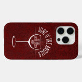 ワインは答えケースメイトiPhoneケース Case-Mate iPhoneケース (裏面 (横))