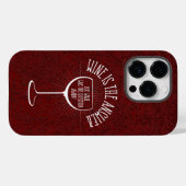 ワインは答えケースメイトiPhoneケース Case-Mate iPhoneケース (裏面 (横))