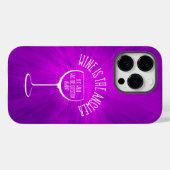 ワインは答えケースメイトiPhoneケース Case-Mate iPhoneケース (裏面 (横))
