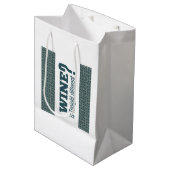 ワインは違う今夜？馬西棚？過ぎ越し ミディアムペーパーバッグ (正面アングル)