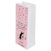 ワインは2バレンタインの夕食より安い ワインギフトバッグ (正面アングル)