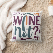 ワインは？ クッション (ブランケット)