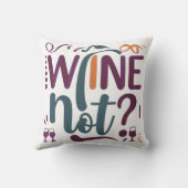 ワインは？ クッション (裏面)