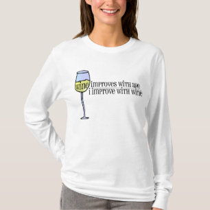 ワインは…改良します Tシャツ